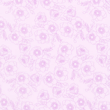 Color Me Pretty - Botanica Violet Yardage Primary Image