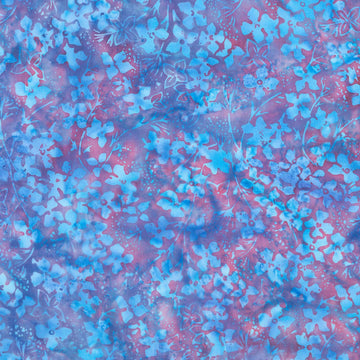 Poetic Bouquet Batiks - Hydrangea Magenta Yardage