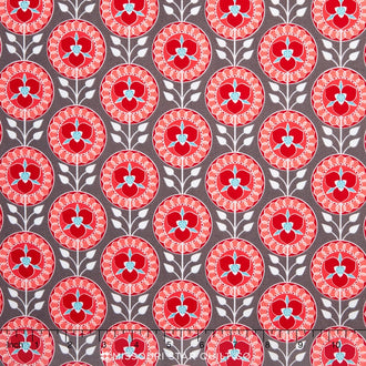 Desert Bloom - Desert Medallion Gray Yardage