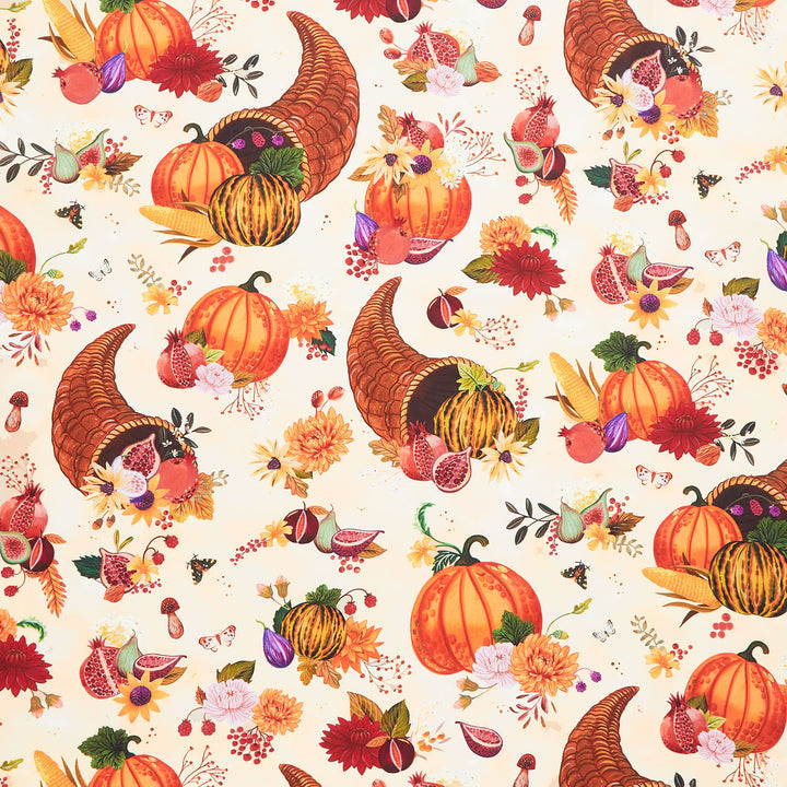 Thankful (Robert Kaufman) - Cornucopia Cream Yardage Primary Image