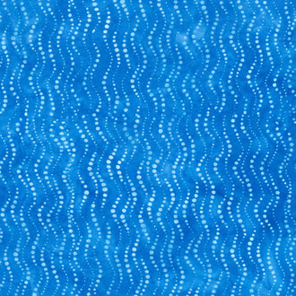Artisan Batiks - Dotted Wavy Water Yardage