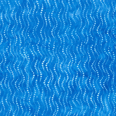 Artisan Batiks - Dotted Wavy Water Yardage