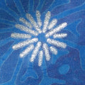 Artisan Batiks - Snowflakes 2 Snowflakes Royal Metallic Blue Yardage