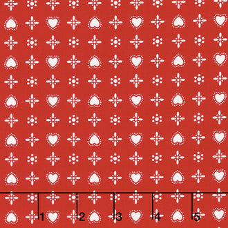 Sunnyside Ave. - Hearts Red Yardage
