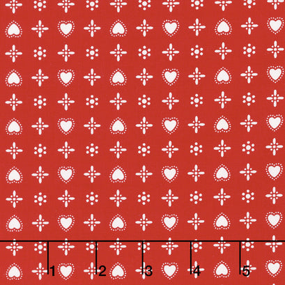 Sunnyside Ave. - Hearts Red Yardage