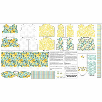 Primrose - Aqua Panel