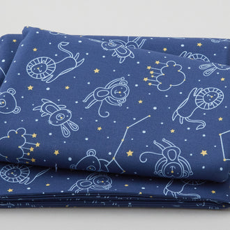 Baby's Adventure - Constellations Navy 3 Yard Cut