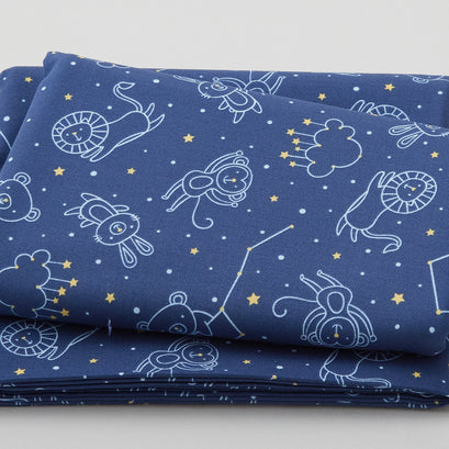 Baby's Adventure - Constellations Navy 3 Yard Cut
