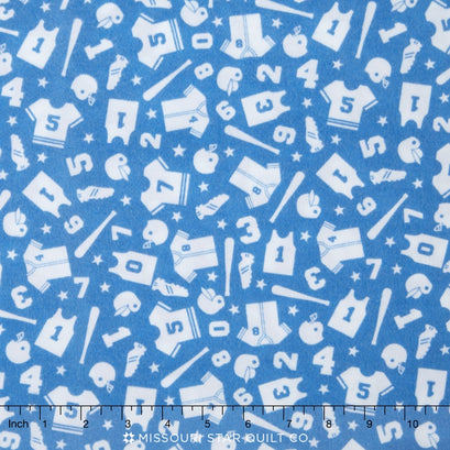 Play Ball 2 - Uniform Blue Flannel Yardage