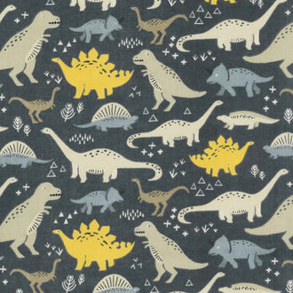 Designer Flannel - Fossil Rim Main In Color Navy Yardage