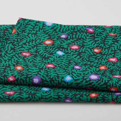 Kaffe Fassett - Stash Moss Flower - Dark 2 Yard Cut
