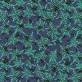 Boo Whoo - Spiders on Webs Purple Black Glow Yardage Alternative View #1