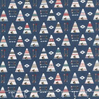High Adventure 2 - Teepee Blue Yardage