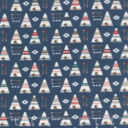 High Adventure 2 - Teepee Blue Yardage