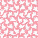 Hey Boo - Friendly Ghost Love Potion Pink Yardage Primary Image