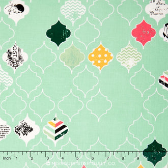 Fancy & Fabulous - Loving Life Mint Yardage
