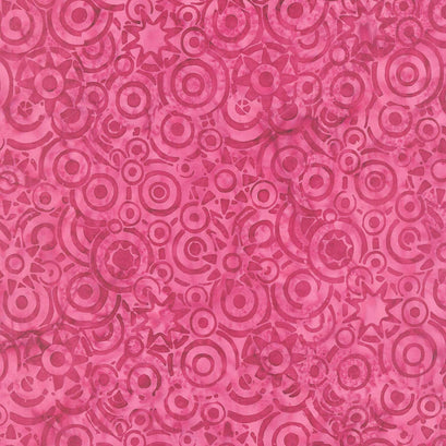 Reflections Batiks - Spikes Berry Yardage