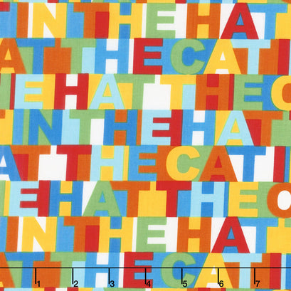 The Cat in the Hat 4 - Words Celebration Yardage