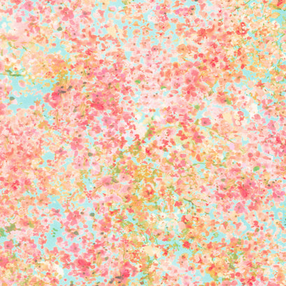 Lotus and Koi - Blossoms Sweet Yardage
