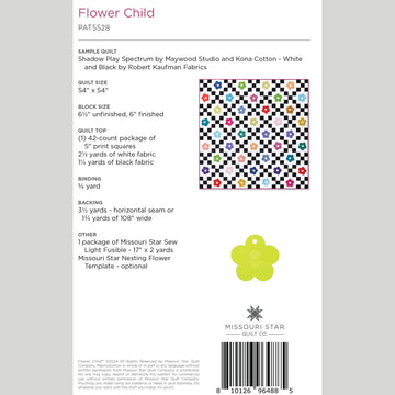 Digital Download - Flower Child Quilt Pattern by Missouri Star Alternative View #1