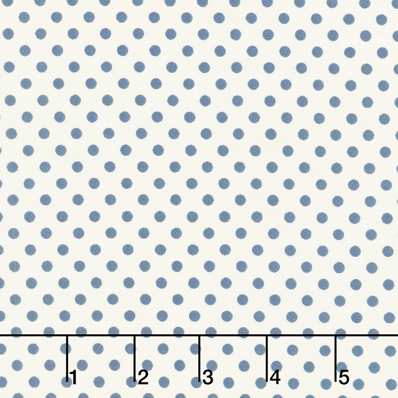 Creating Memories - Summer - Woven Polkadot Blue Yardage Primary Image