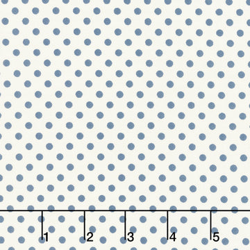 Creating Memories - Summer - Woven Polkadot Blue Yardage Primary Image