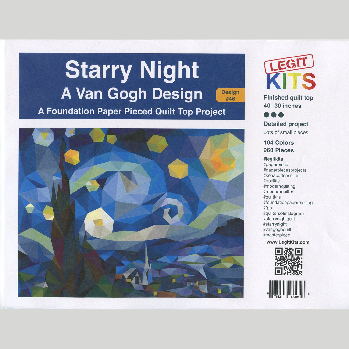 Starry Night Quilt Pattern Primary Image