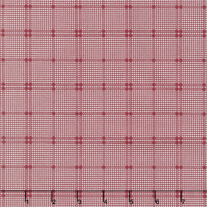Rustic Romance - Plaid Red Yardage