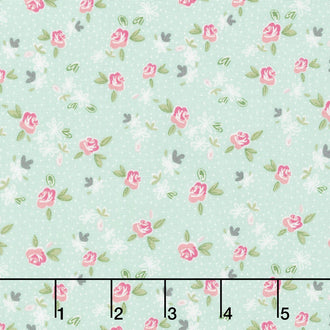 Grandale - Ditsy Mint Yardage