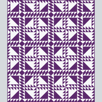 Missouri Star Kona Cotton Solid 2025 Color of the year Whirlwind Quilt Kit
