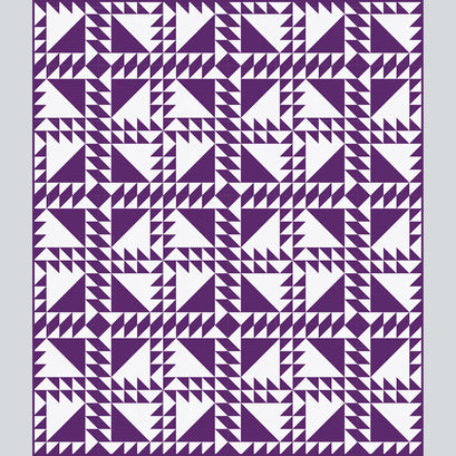 Missouri Star Kona Cotton Solid 2025 Color of the year Whirlwind Quilt Kit