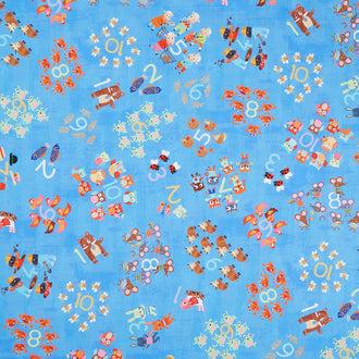 Fun-2-3 - Numbers Blue Yardage
