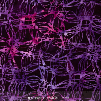 Artisan Batiks - Scribbles Weave Purple Yardage