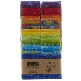 Tonga Treats Batiks - Jelly Bean 2.5" Strips