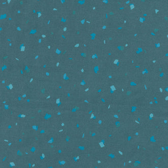 Backdrop Wide - Confetti Teal Blue Yardage 108" Wide Backing