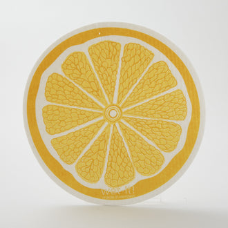 Lemon Slice Swedish Dishcloth