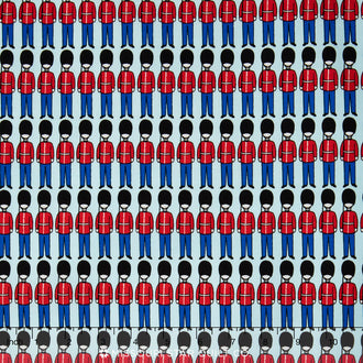 British Invasion - Soldiers Blue Yardage