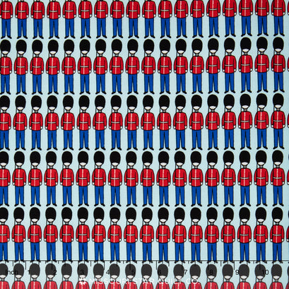 British Invasion - Soldiers Blue Yardage