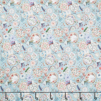 Make it Sew - Embroidery Prairie Sky Yardage