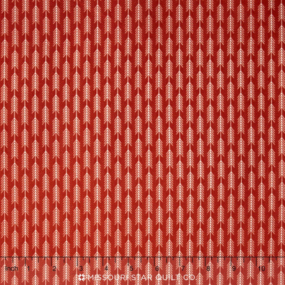 High Adventure - Adventure Stripe Red Yardage