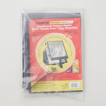Prop-It® Portable Magnetic Needlework Pattern Holder with Magnifier Alternative View #3