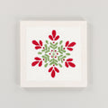 Snowflake Shimmer Punch Needle Embroidery Frame Kit