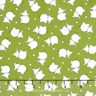 Toy Chest 2 - Toy Elephant Green Yardage