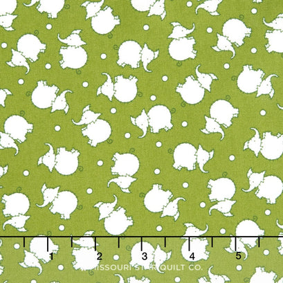 Toy Chest 2 - Toy Elephant Green Yardage