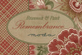 Remembrance Jelly Roll