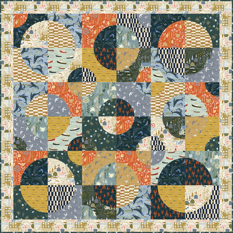 Floating Bubbles Free Quilt Pattern by Heidi Pridemore