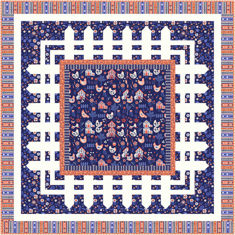 Flock Block Free Quilt Pattern by Wendy Sheppard