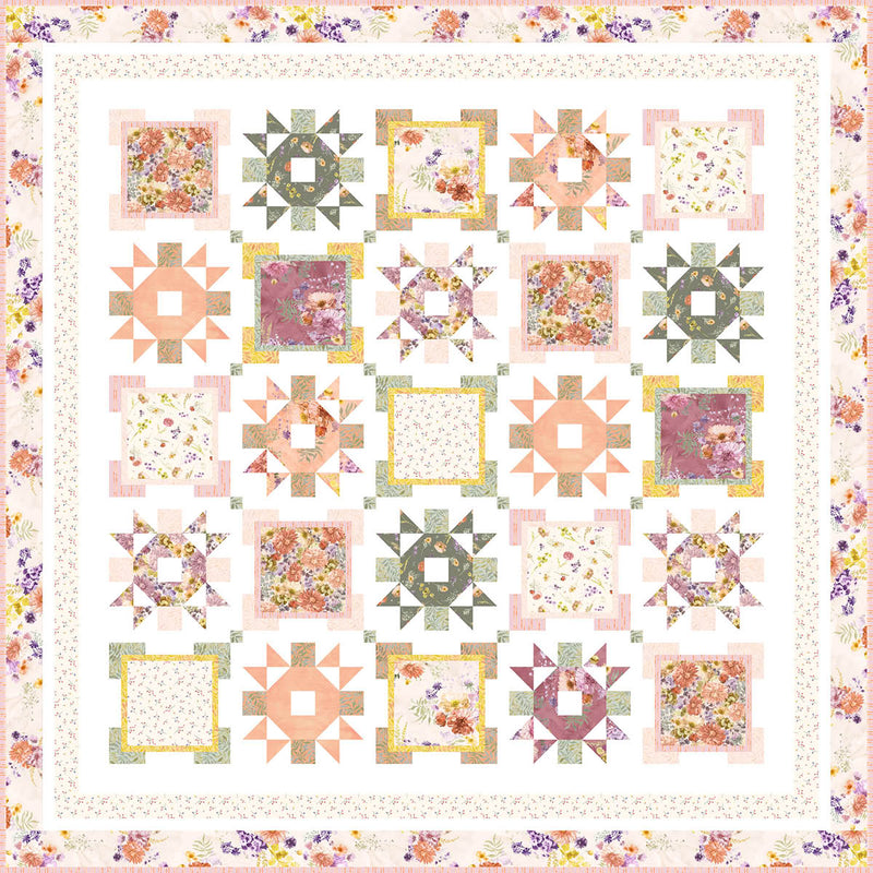 Garden Window Free Quilt Pattern by Wendy Sheppard