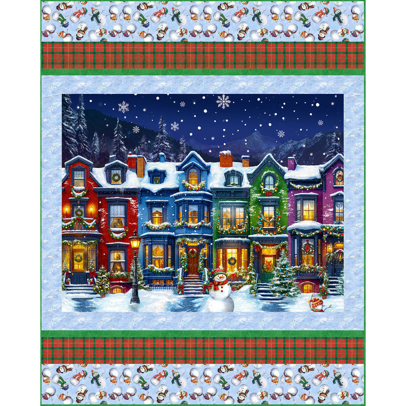 Holiday Row Free Quilt Pattern by Wendy Sheppard