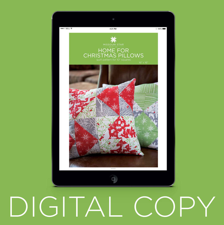 Home for Christmas Pillows Pattern by Missouri Star